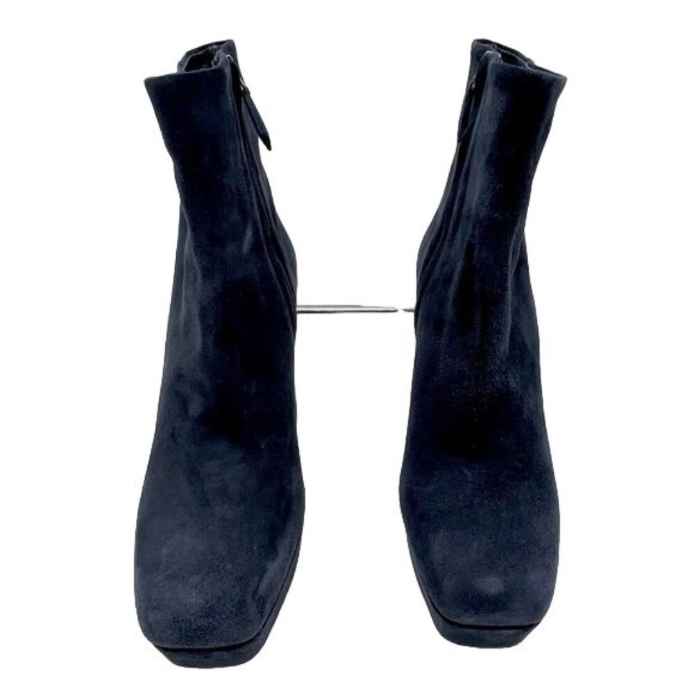 Miu Miu Women's BLUE Suede Platform Boots/Booties - SIZE 9.5 - Picture 2 of 8
